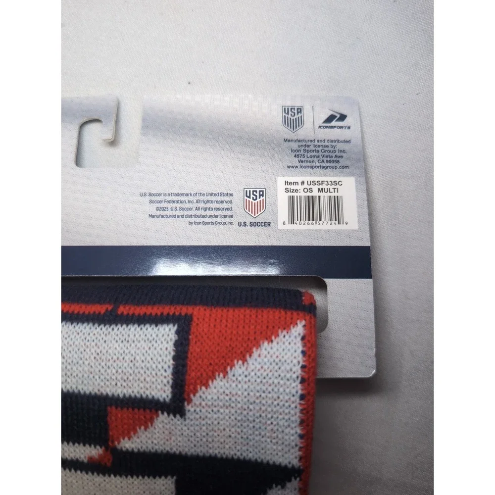 USA U.S Soccer Futbol Scarf FIFA World Cup Icon Sports Official Merch